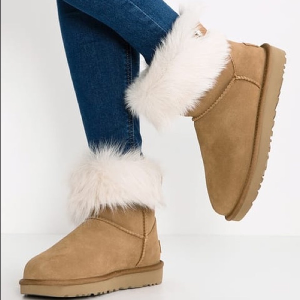 NEW UGG VALENTINA CHESTNUT - Picture 1 of 8